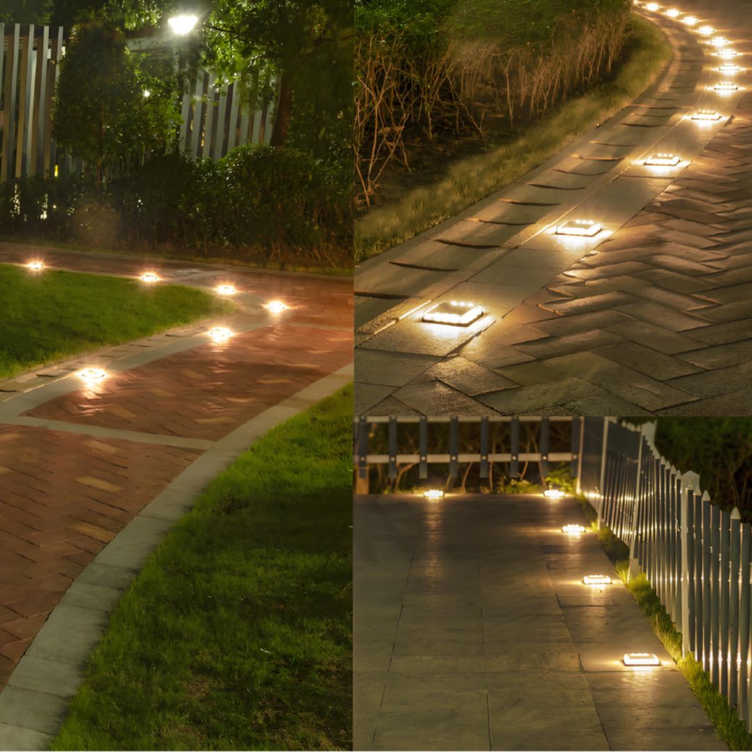 Solar Garden Lights - Waterproof LED Outdoor Lighting for Pathways & Lawns