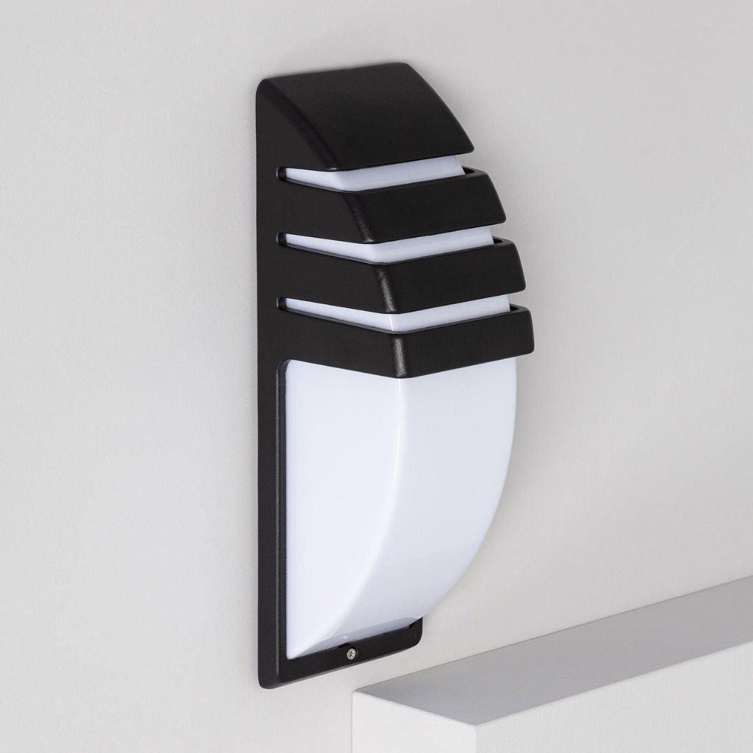 Outdoor Wall Light with 6W LED, Graphite Gray Aluminium Exterior Sconce