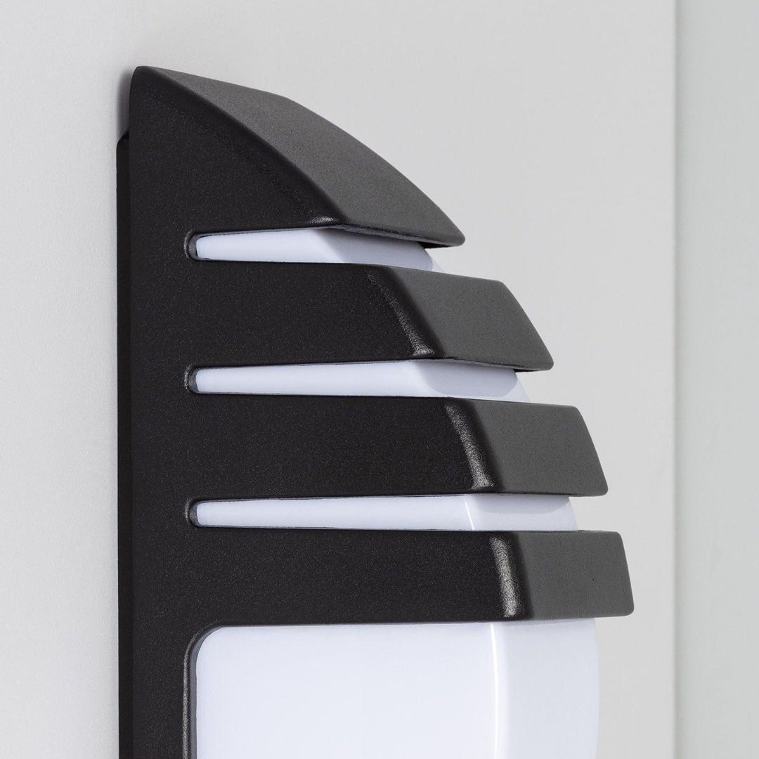 Outdoor Wall Light with 6W LED, Graphite Gray Aluminium Exterior Sconce