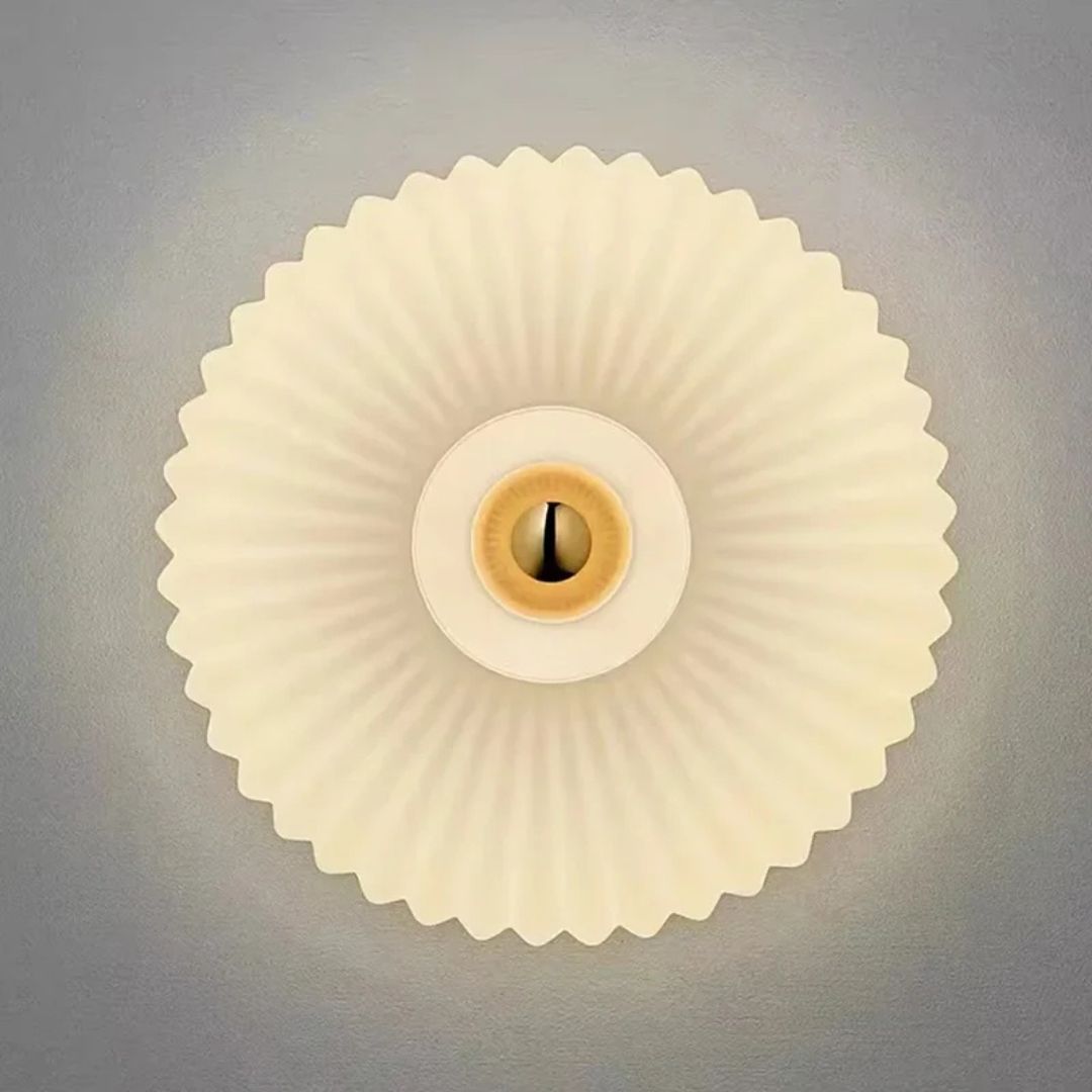 Retro Glass Wall Lamp Smoky Gray LED Light E27 Warm Tone