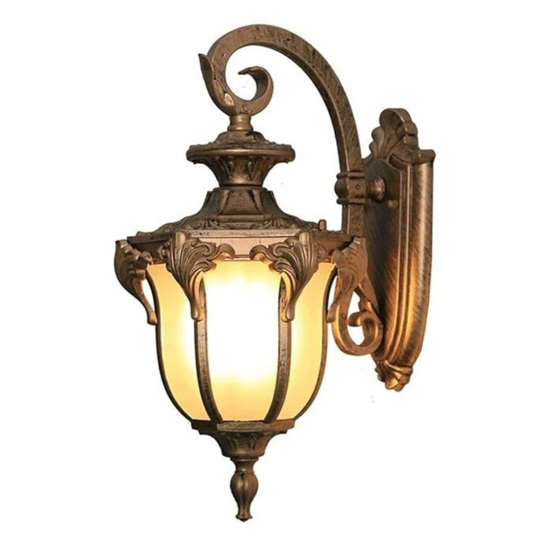 Vintage Weatherproof Outdoor Wall Light - Die-Cast Aluminum Exterior Sconce