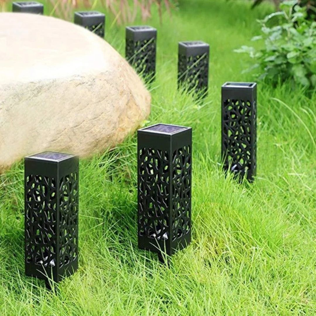 Solar Stake Lights – 4-Pack, Waterproof, Outdoor LED