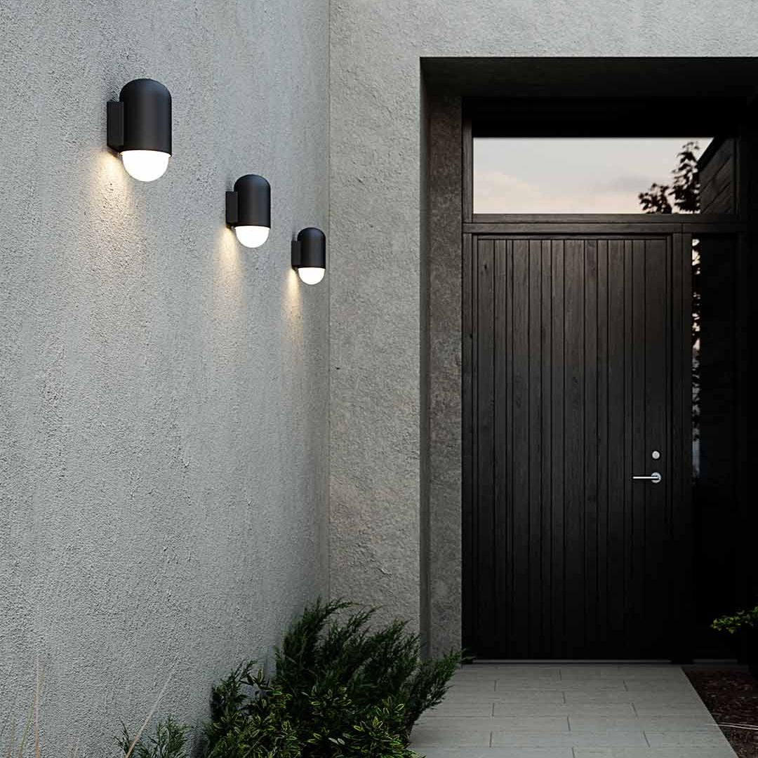 Modern Outdoor Wall Sconce – Durable Aluminum Exterior Wall Light with Soft Glow