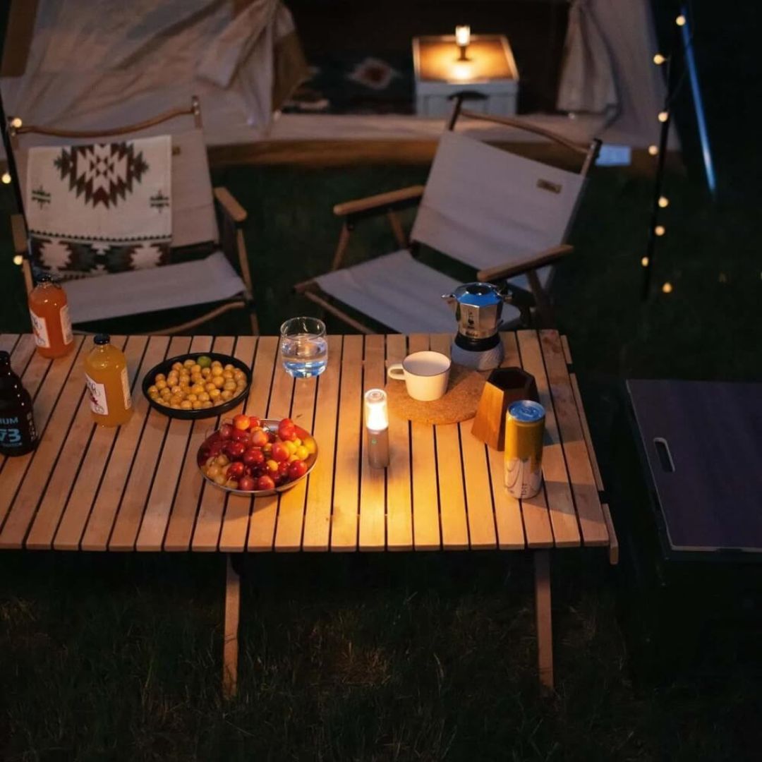 3-in-1 Rechargeable Camping Lantern with Flashlight & Ambient Light