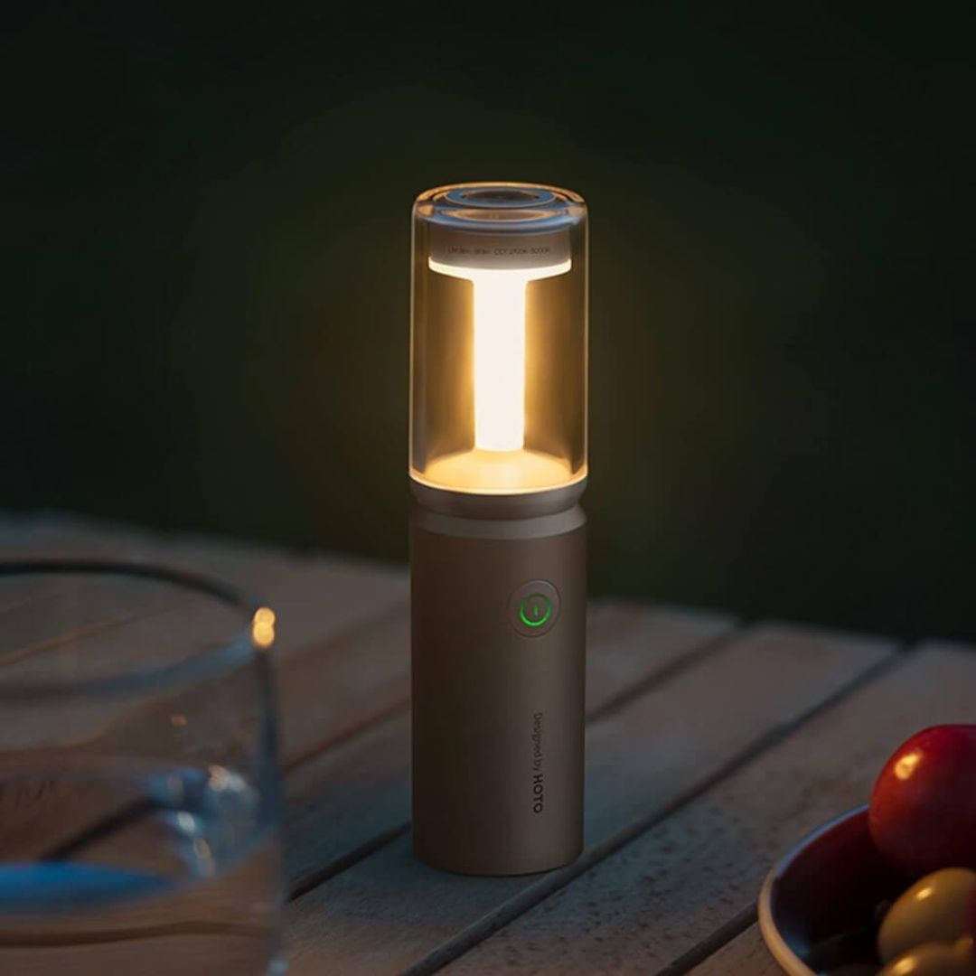 3-in-1 Rechargeable Camping Lantern with Flashlight & Ambient Light