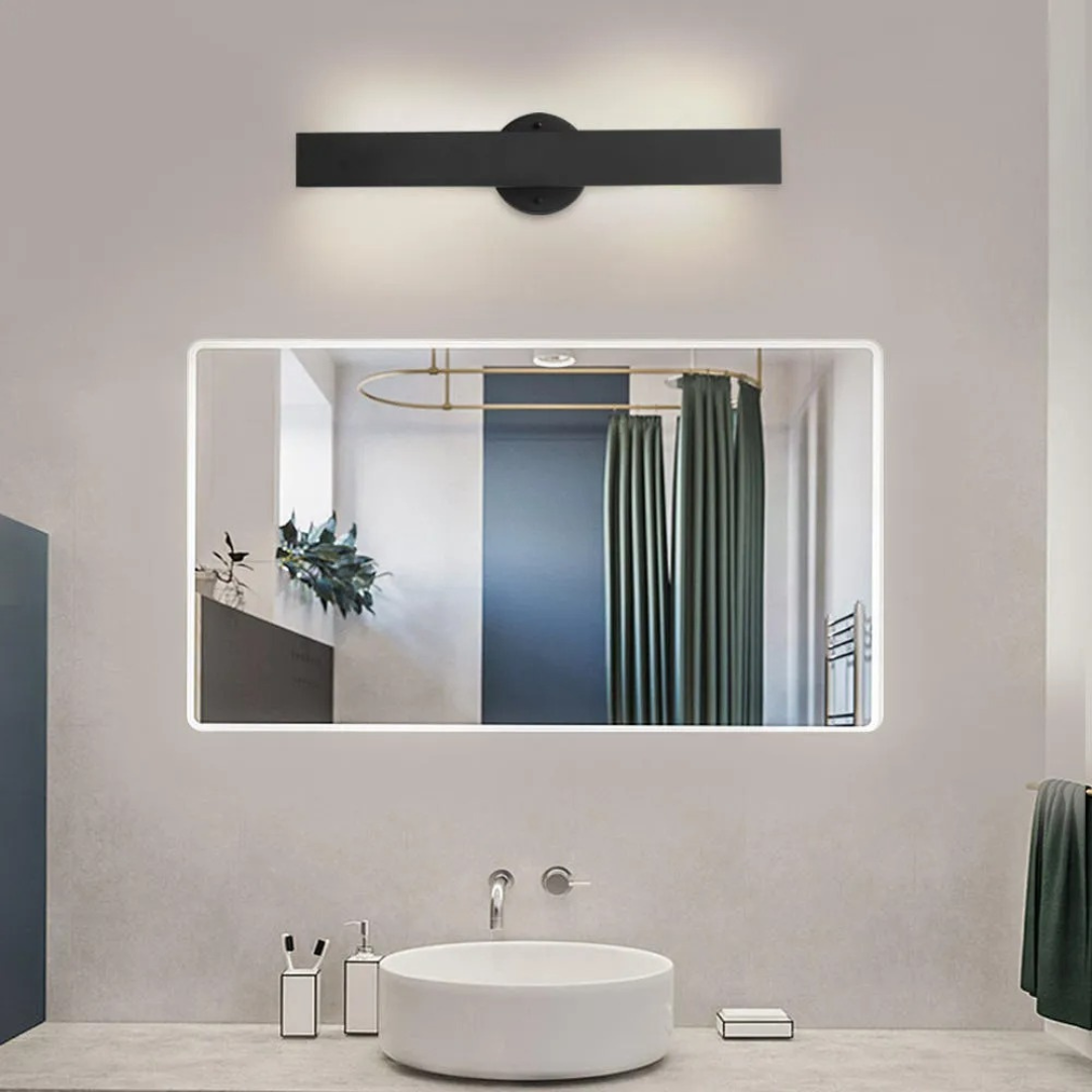 Outdoor Wall Light Waterproof Black LED IP65 Metal Acrylic