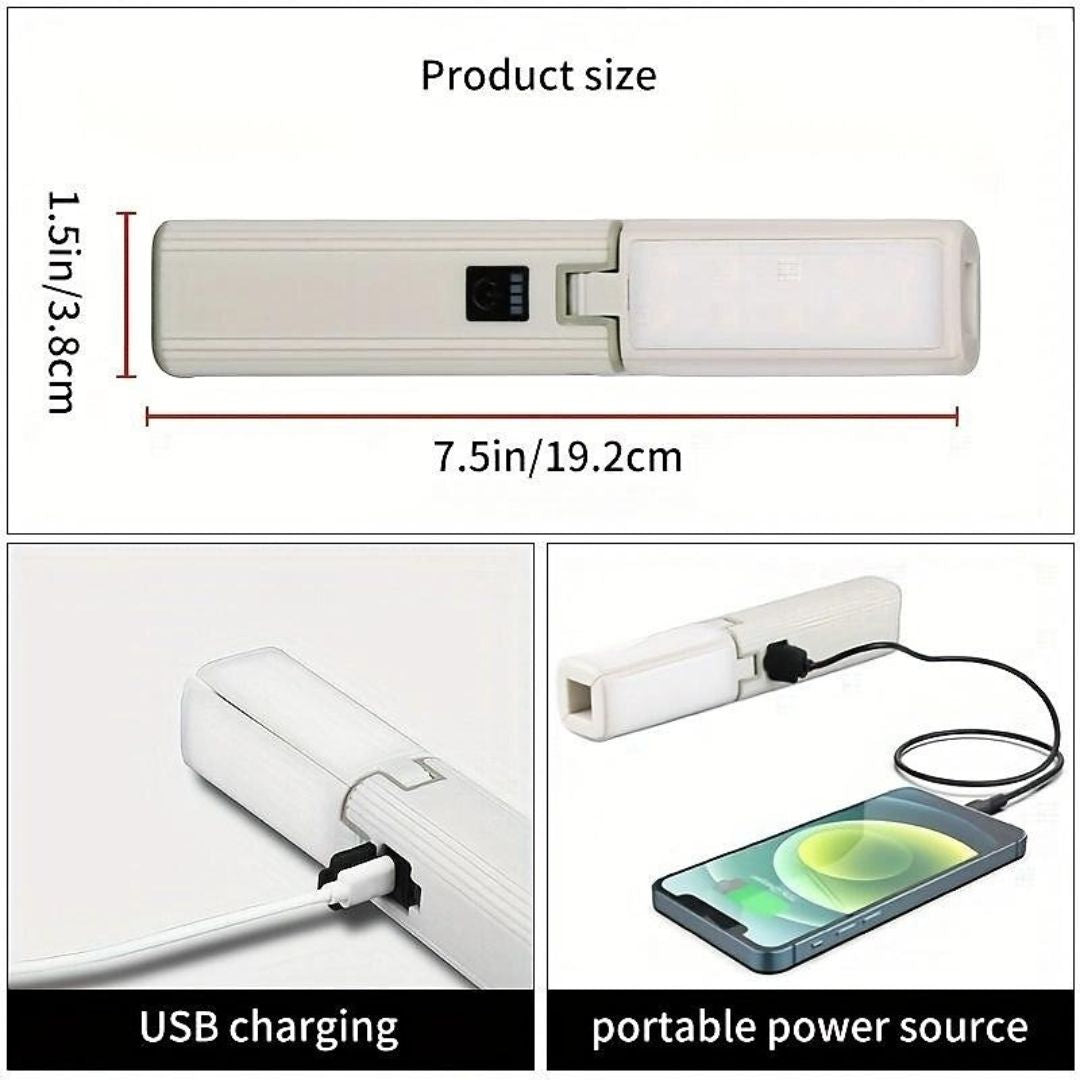 3-in-1 Camping Light USB Rechargeable Tent Lantern with Phone Charger
