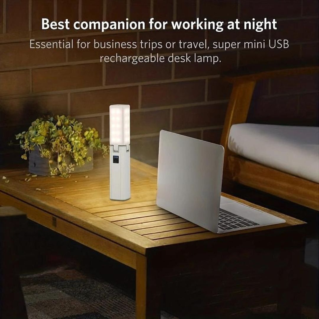 3-in-1 Camping Light USB Rechargeable Tent Lantern with Phone Charger