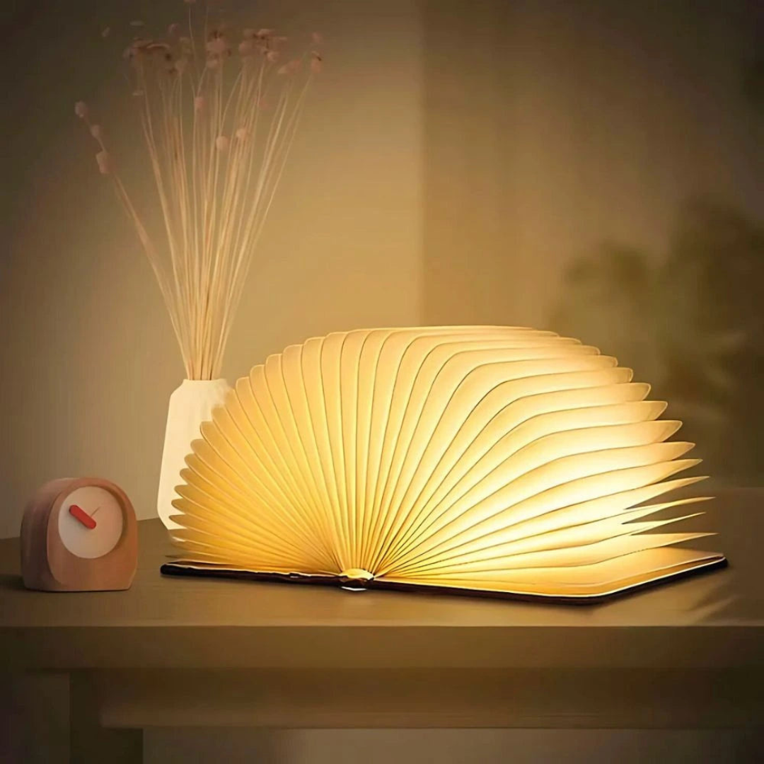 Foldable LED Lamp with 360-Degree Adjustable Design – Warm White Light