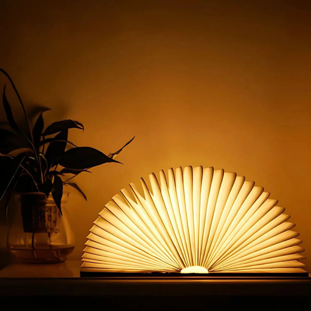 Foldable LED Lamp with 360-Degree Adjustable Design – Warm White Light