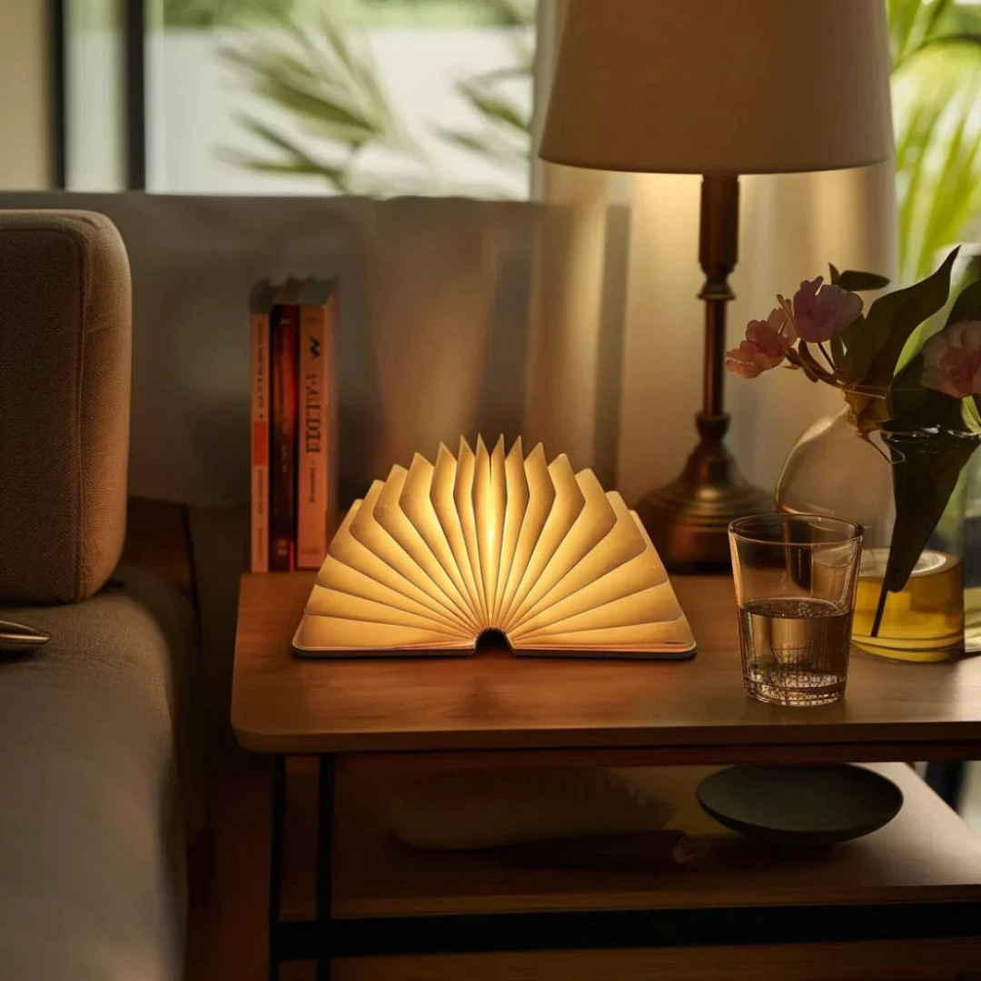 Foldable LED Lamp with 360-Degree Adjustable Design – Warm White Light