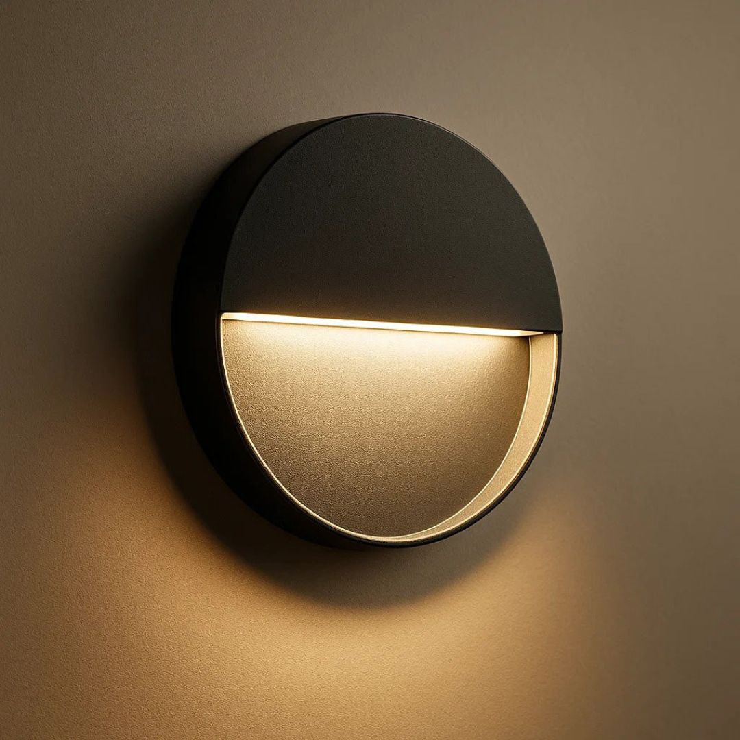 Sleek Outdoor Step Light with Tri-Colour LED – Weather-Resistant Garden Lighting