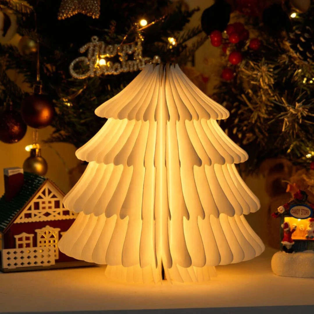 Foldable LED Lamp with 360-Degree Adjustable Design – Warm White Light