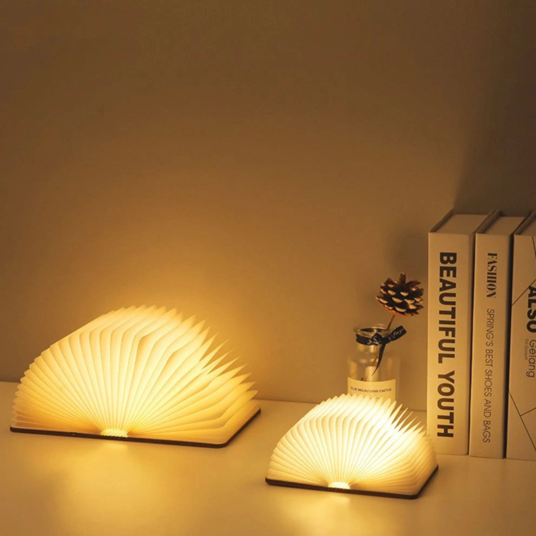 Foldable LED Lamp with 360-Degree Adjustable Design – Warm White Light