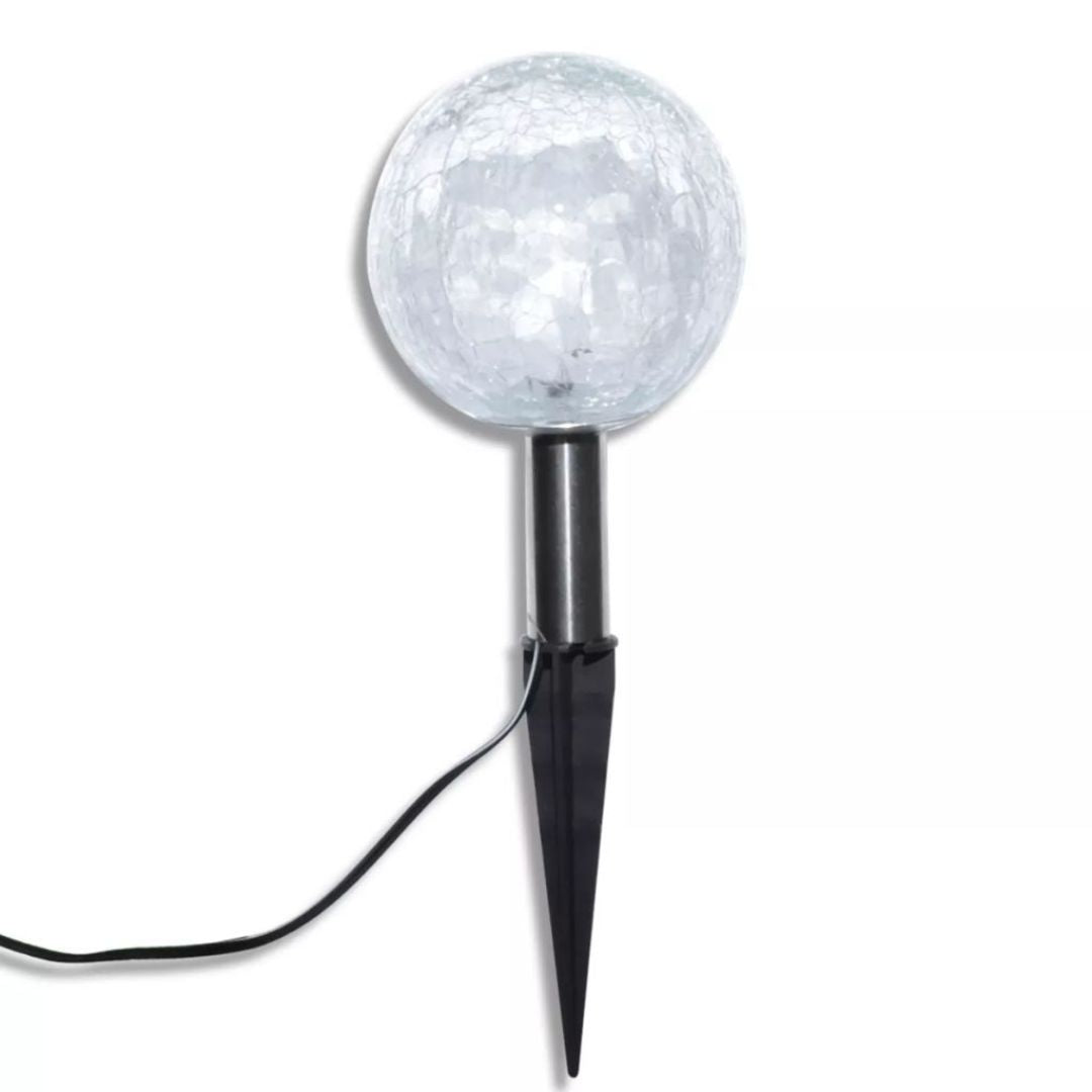 Solar Garden Lights Set with LED Balls – 3 Durable Outdoor Lights