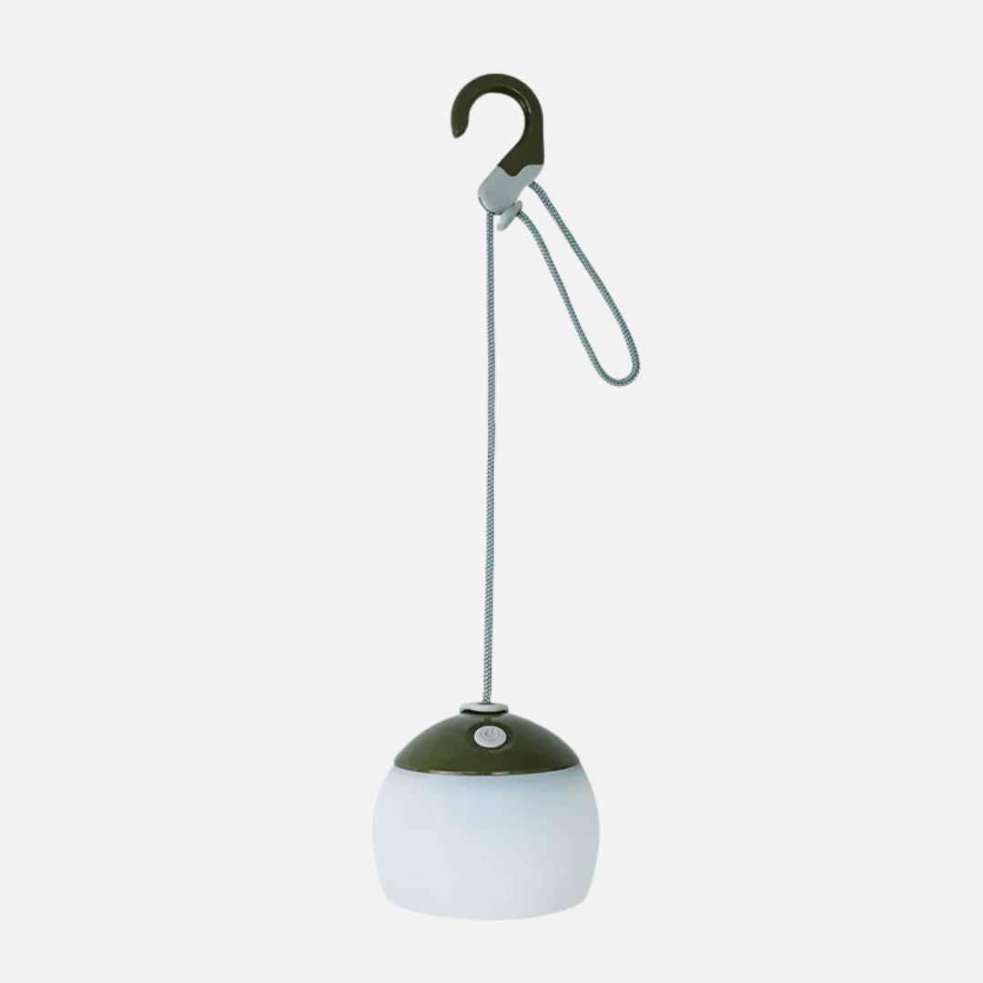 Outdoor Camping Light with Adjustable Rope and Warm-Cool LED Modes