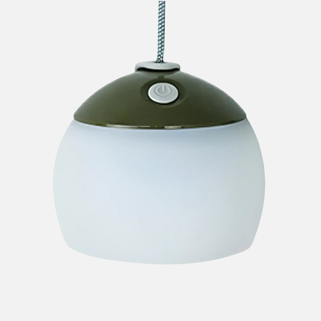 Outdoor Camping Light with Adjustable Rope and Warm-Cool LED Modes