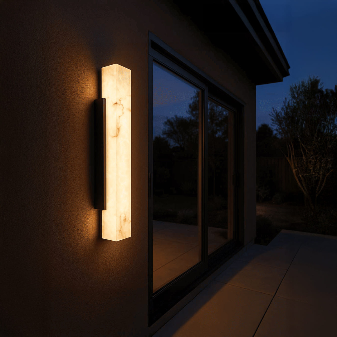 LED Wall Light – Stainless Steel, IP65, Warm & Cool White