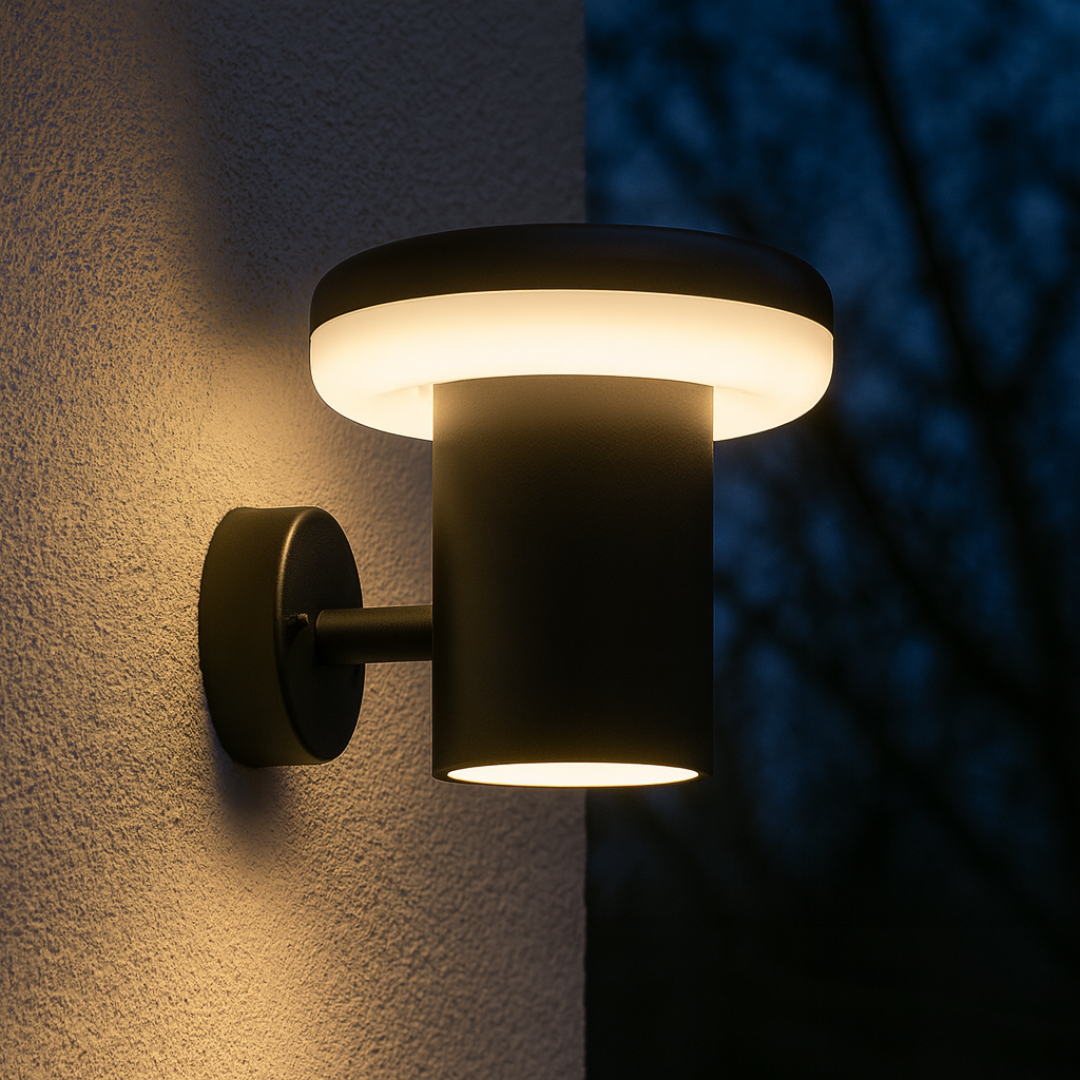 LED Outdoor Wall Light IP44 Anthracite Waterproof 9W