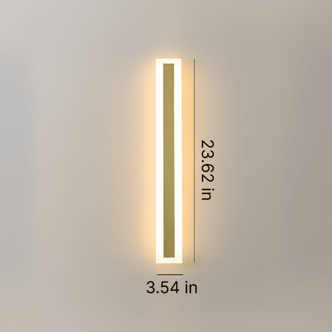Outdoor Wall Light – Remote-Controlled LED, IP65, Modern Design