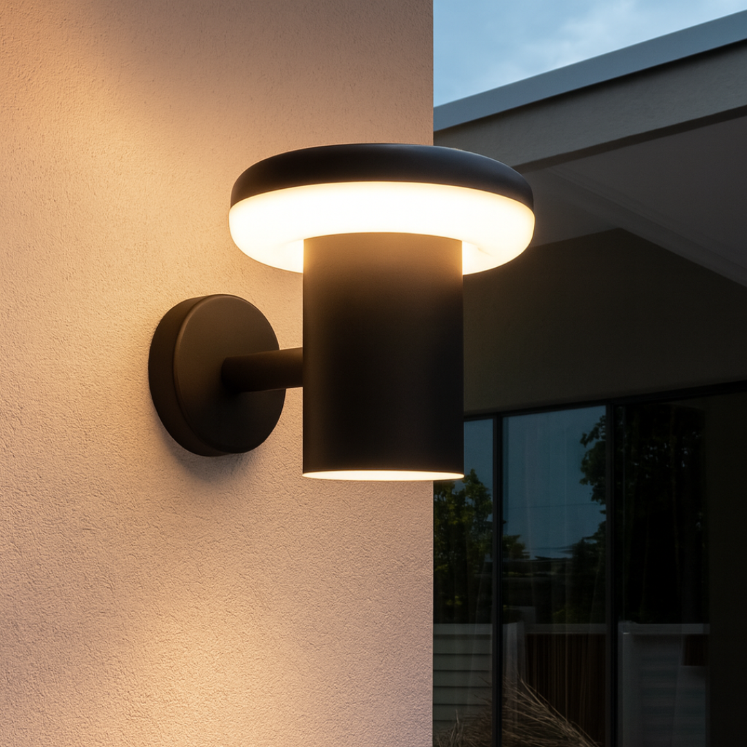 LED Outdoor Wall Light IP44 Anthracite Waterproof 9W