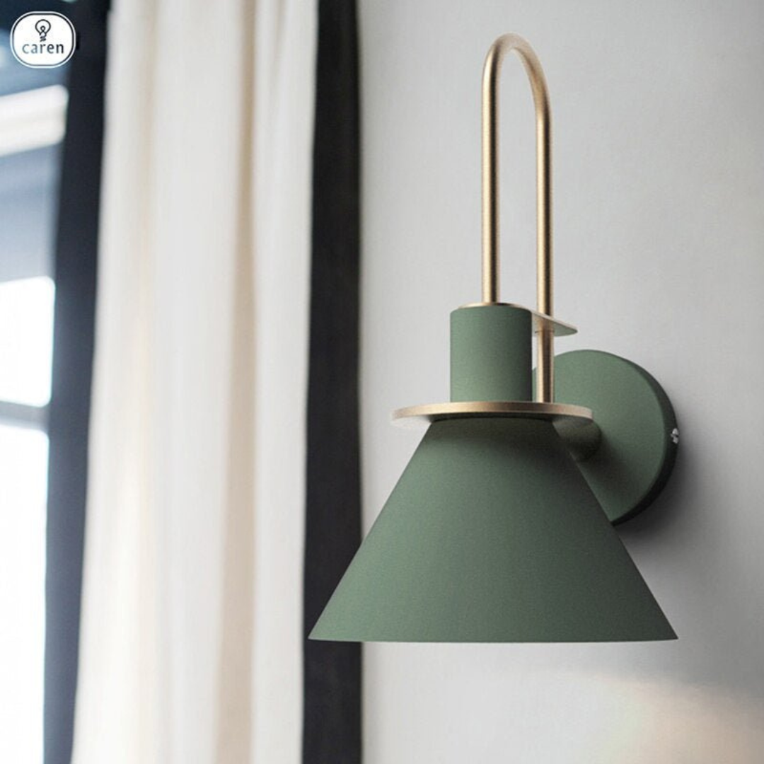 Minimalist Wall Sconce – LED, Iron Finish, Modern Design