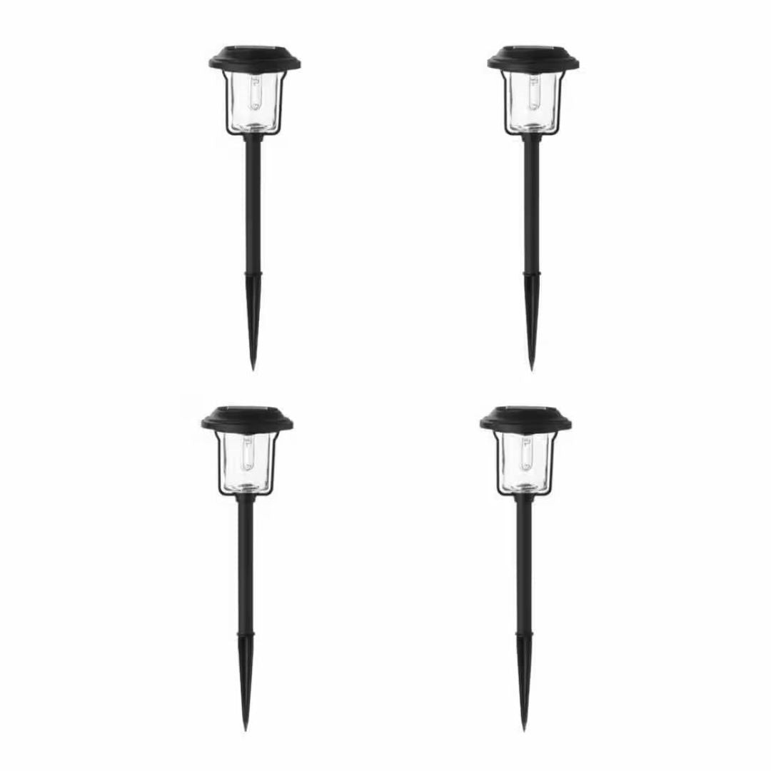 Solar Pathway Lights Set – 4 Pack Outdoor LED Walkway Lights – Elegant Design
