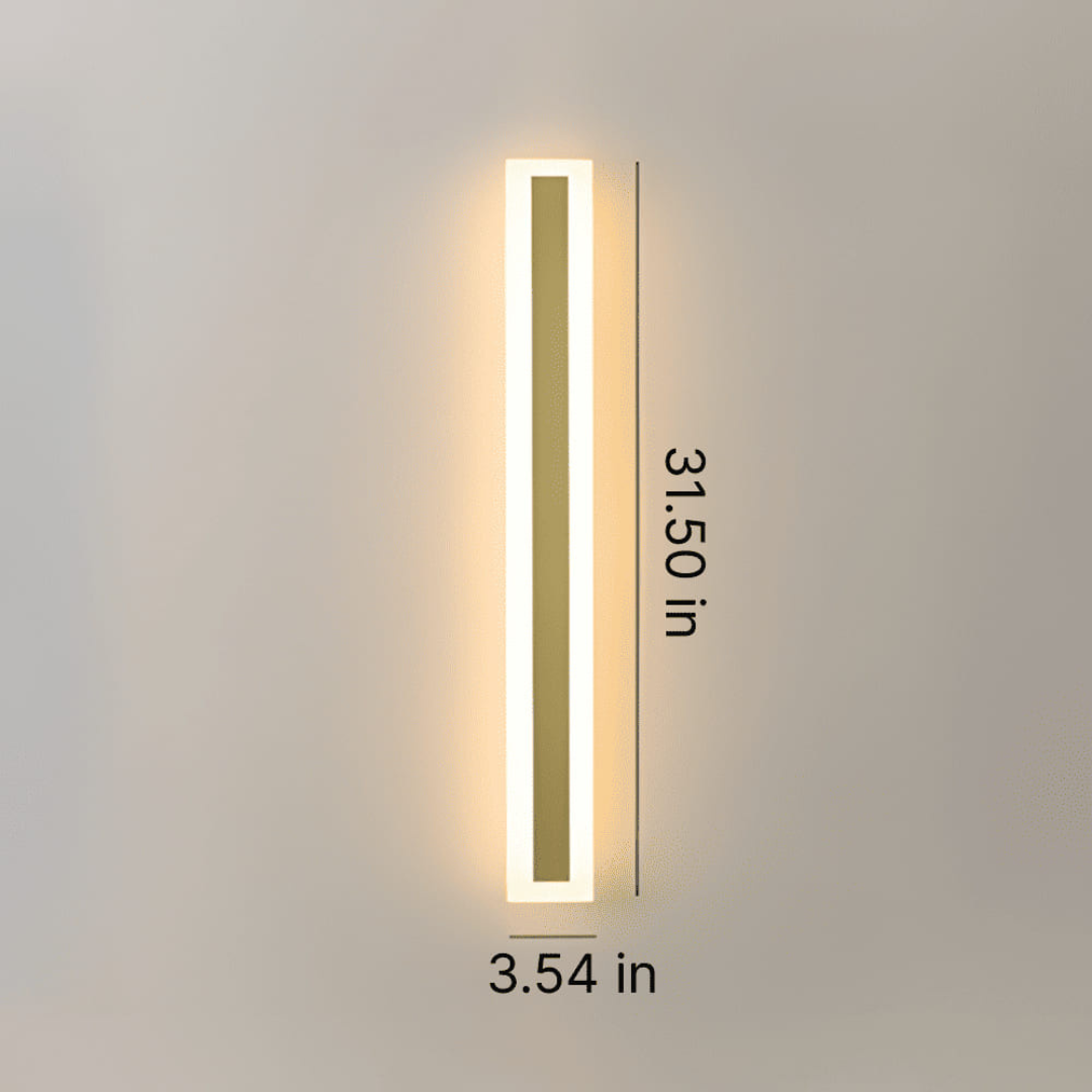 Outdoor Wall Light – Remote-Controlled LED, IP65, Modern Design