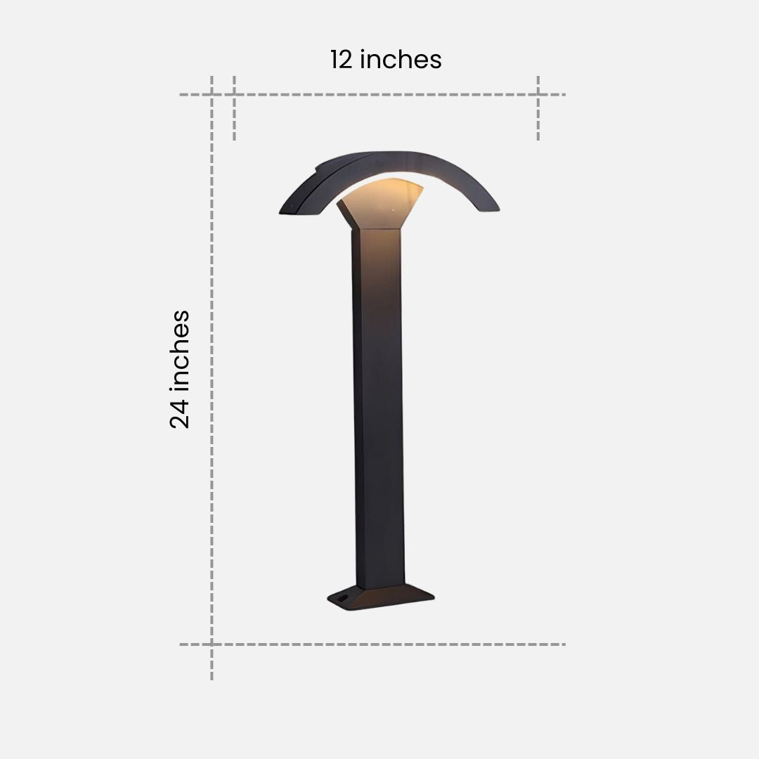 Outdoor LED Bollard Light for Garden and Pathway – 20W Warm White