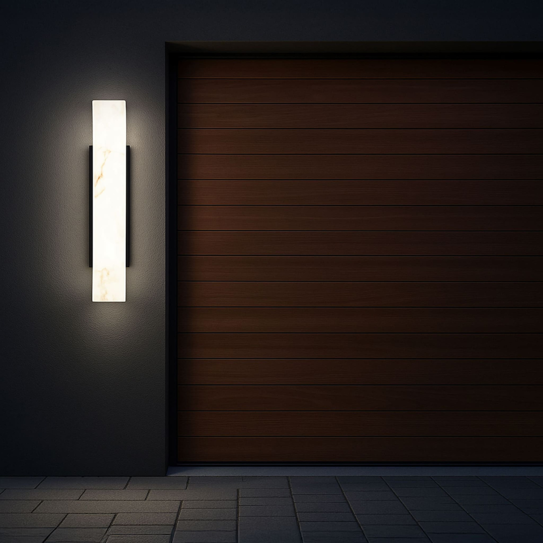 LED Wall Light – Stainless Steel, IP65, Warm & Cool White