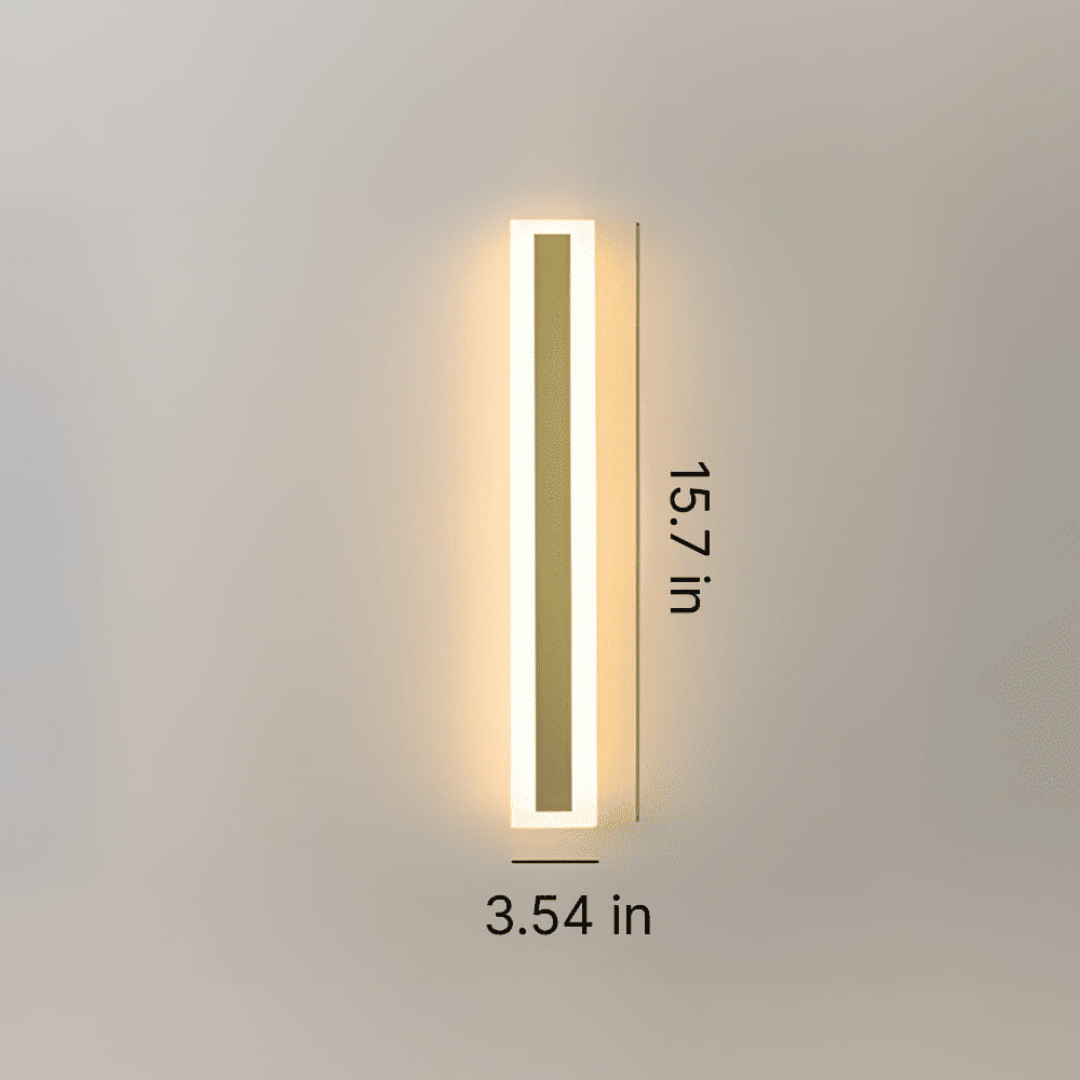 Outdoor Wall Light – Remote-Controlled LED, IP65, Modern Design