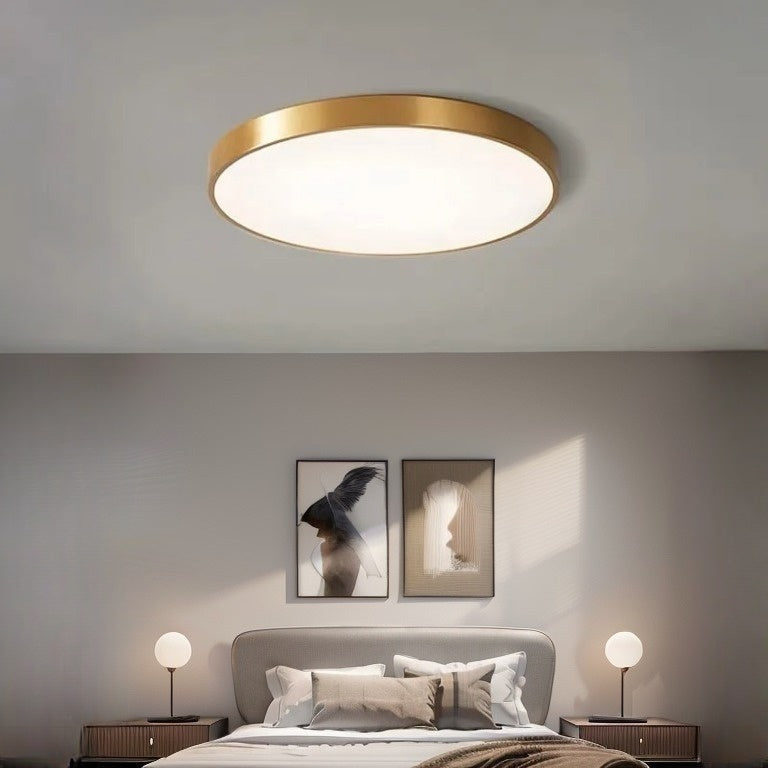 Variant image for Modern Round Flush Mount Ceiling Light, Energy-Efficient LED Fixture-22