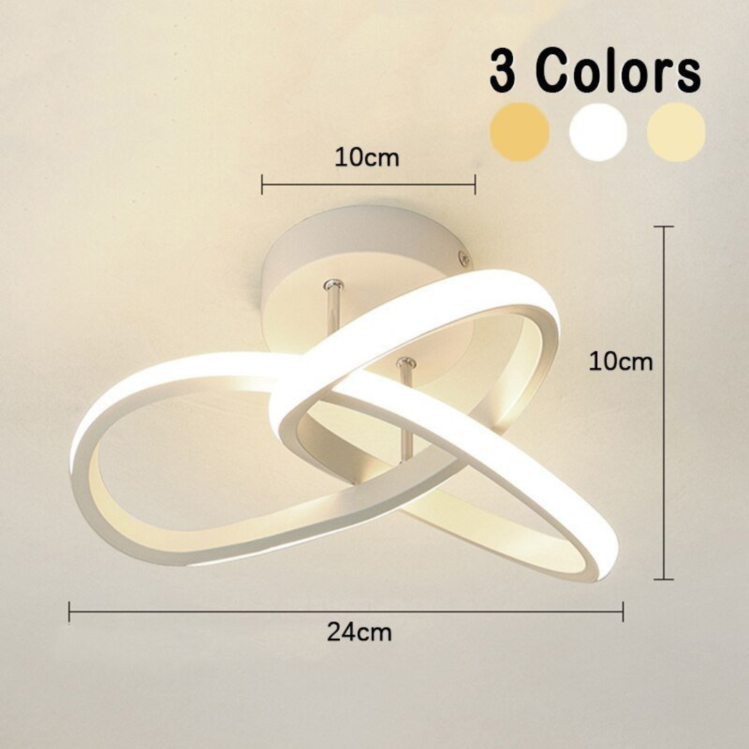 Flush Mount Ceiling Light – Modern LED, Adjustable