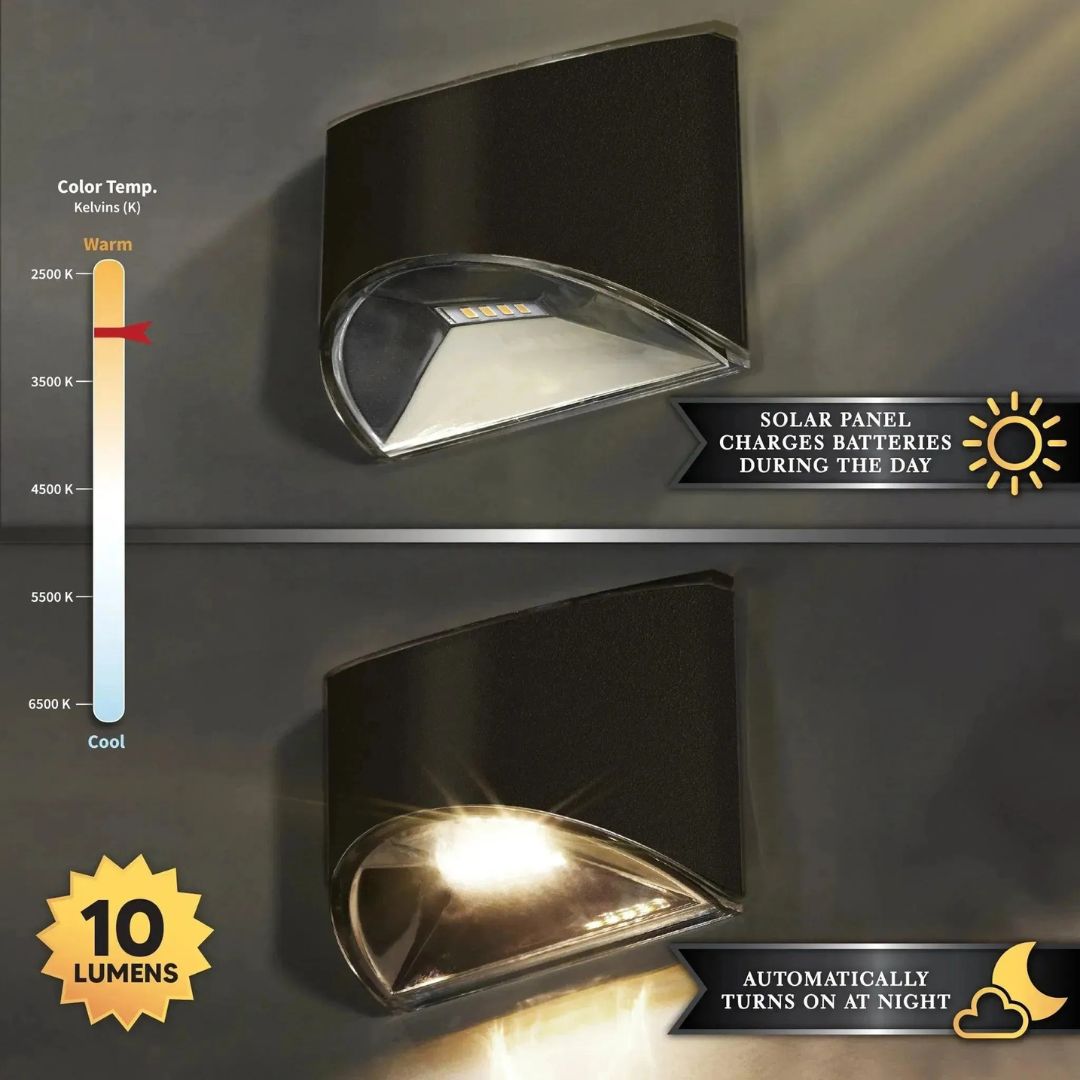 Outdoor LED Wall Light Stainless Steel Waterproof IP65 for Decks & Patios