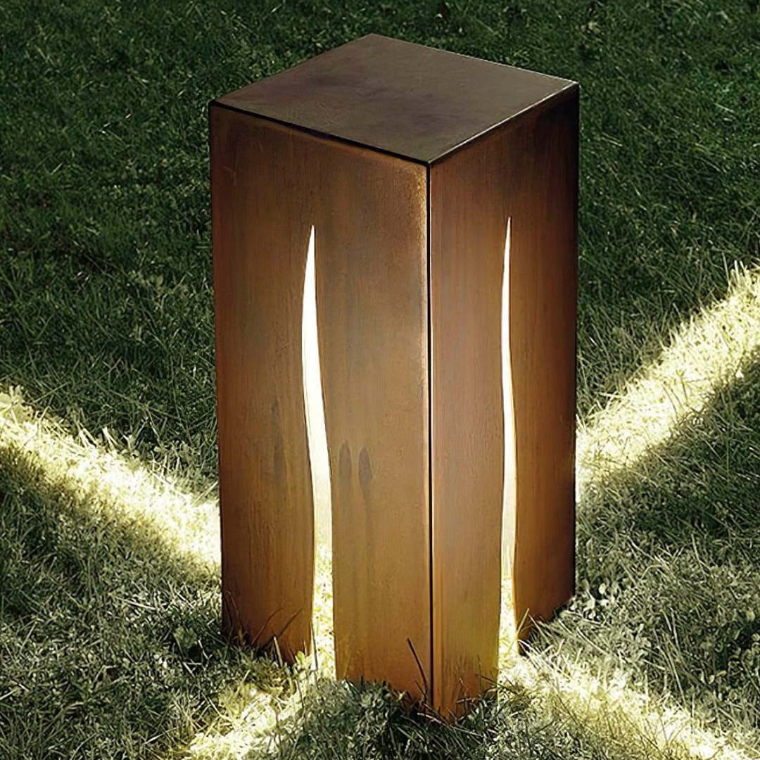 Modern Cube Outdoor Light with Integrated LED – IP65 Waterproof Garden Lighting