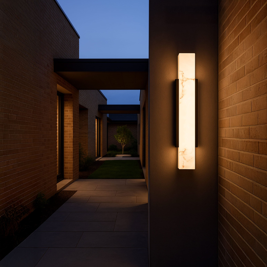 LED Wall Light – Stainless Steel, IP65, Warm & Cool White