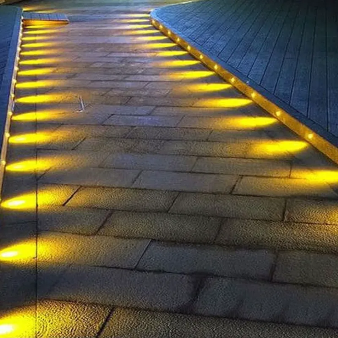 Outdoor Recessed Deck Light Stainless Steel IP68 Warm White