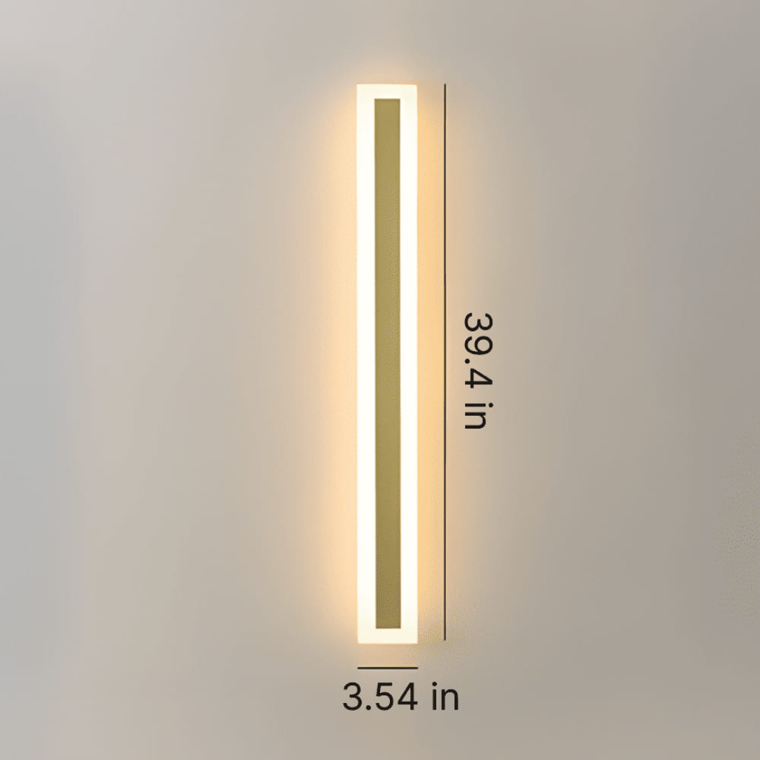 Outdoor Wall Light – Remote-Controlled LED, IP65, Modern Design