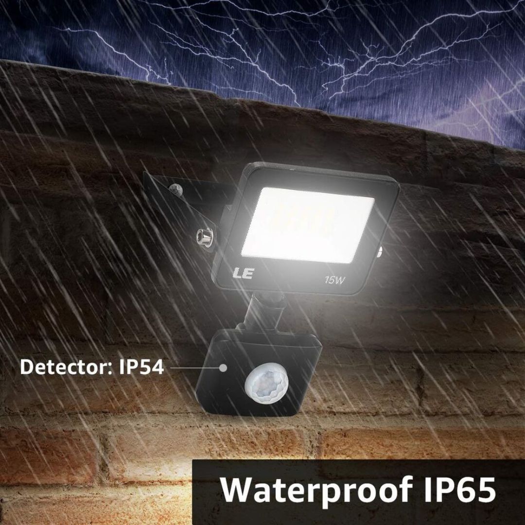 LED Flood Light Motion Sensor 15W/30W/50W 5000K Waterproof Outdoor