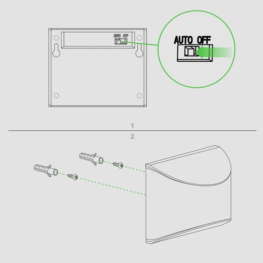 Outdoor LED Wall Light Stainless Steel Waterproof IP65 for Decks & Patios
