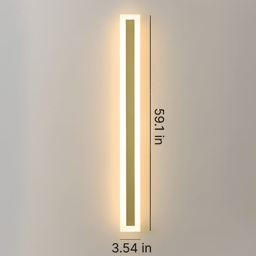 Outdoor Wall Light – Remote-Controlled LED, IP65, Modern Design