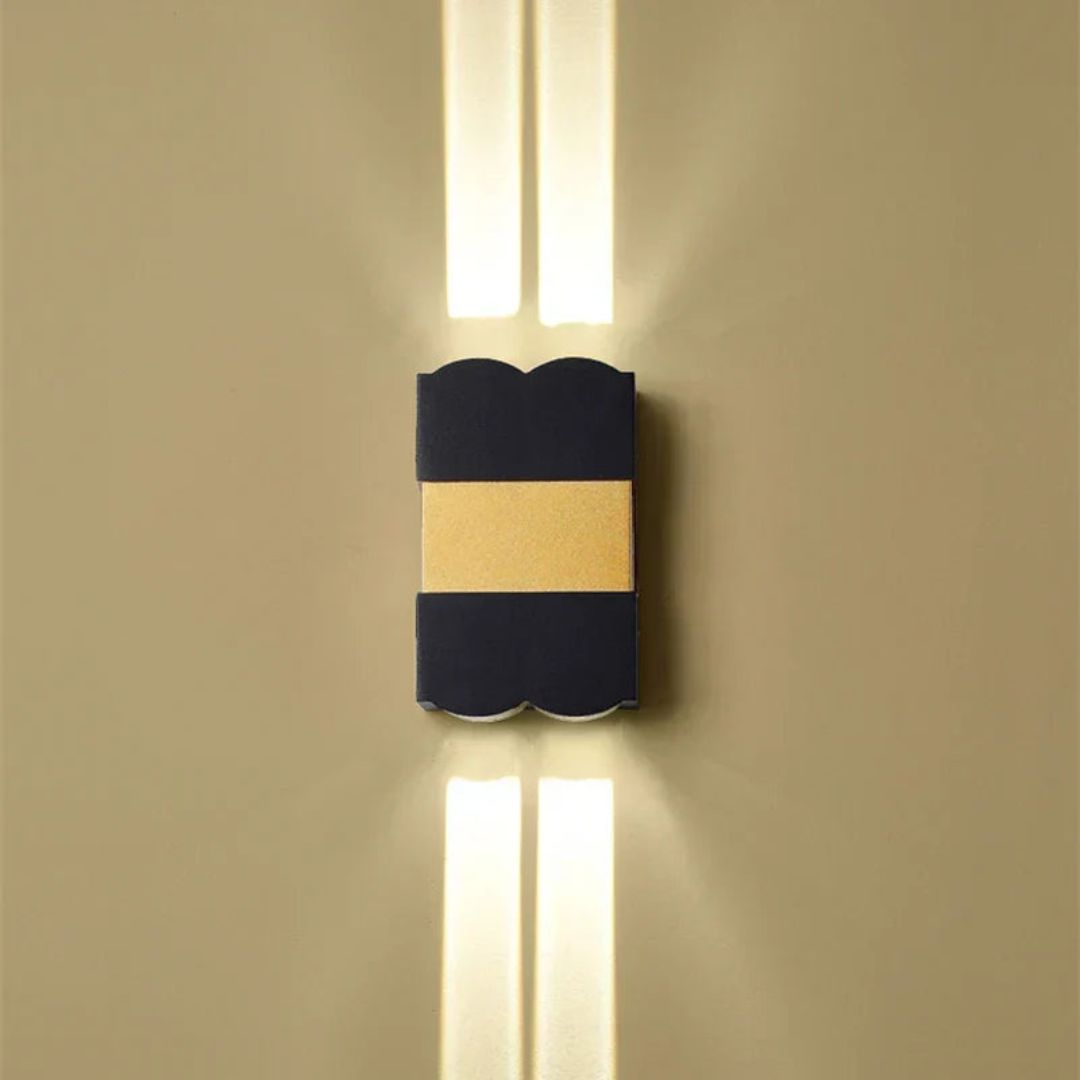 LED Waterproof Outdoor Wall Light - Modern Exterior Wall Sconce for Gardens and Patios