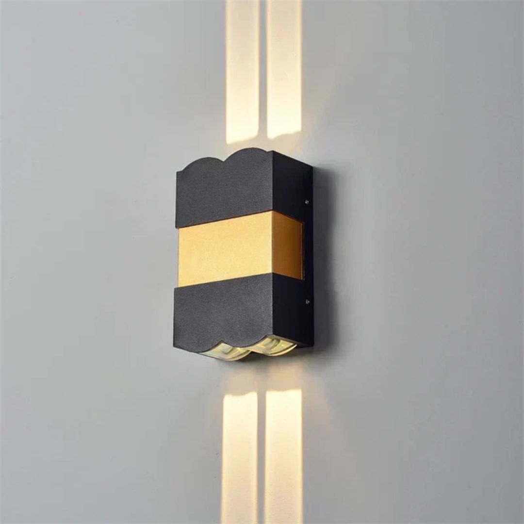 LED Waterproof Outdoor Wall Light - Modern Exterior Wall Sconce for Gardens and Patios