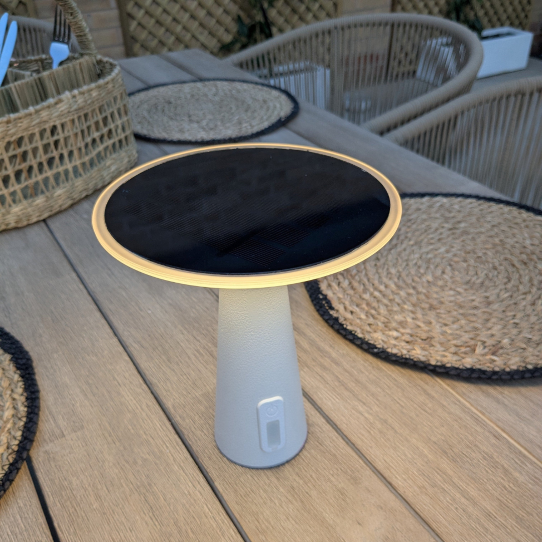 Solar Powered Outdoor Lights with Adjustable Brightness and Color Modes
