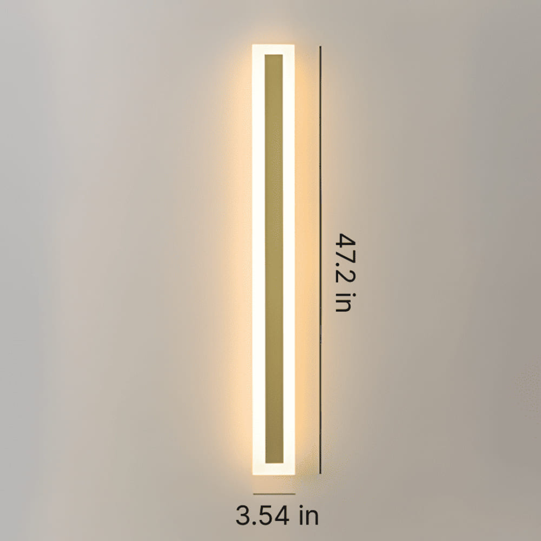 Outdoor Wall Light – Remote-Controlled LED, IP65, Modern Design