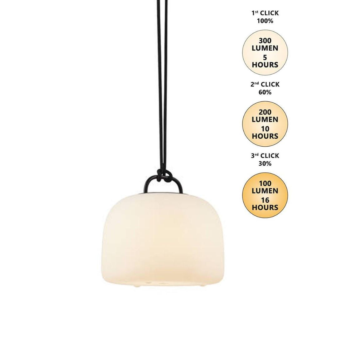 Portable LED Kettle Light with 3-Step Dimming for Indoor and Outdoor Use