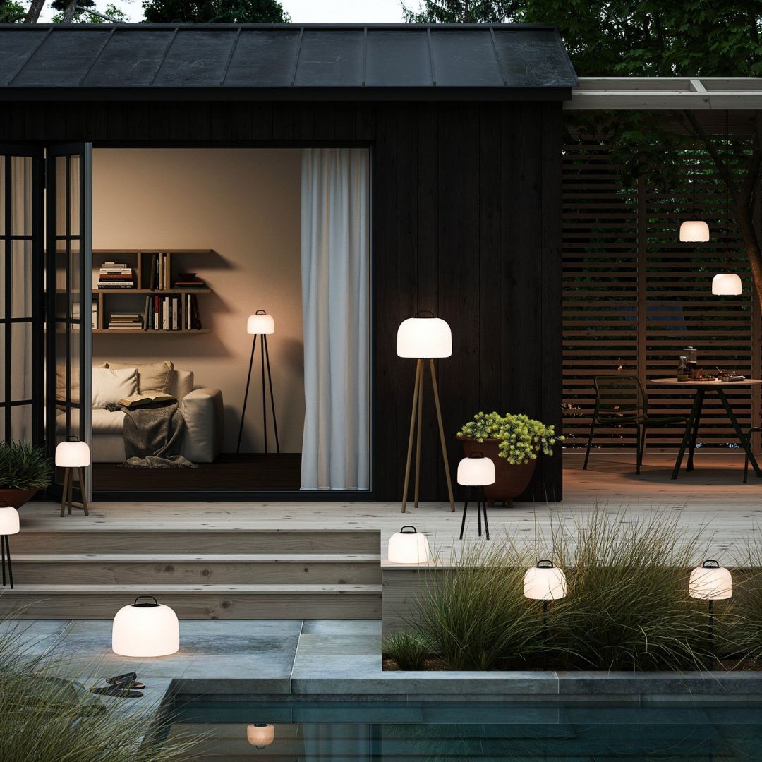 Portable LED Kettle Light with 3-Step Dimming for Indoor and Outdoor Use