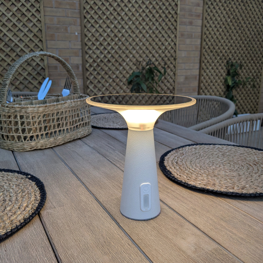 Solar Powered Outdoor Lights with Adjustable Brightness and Color Modes