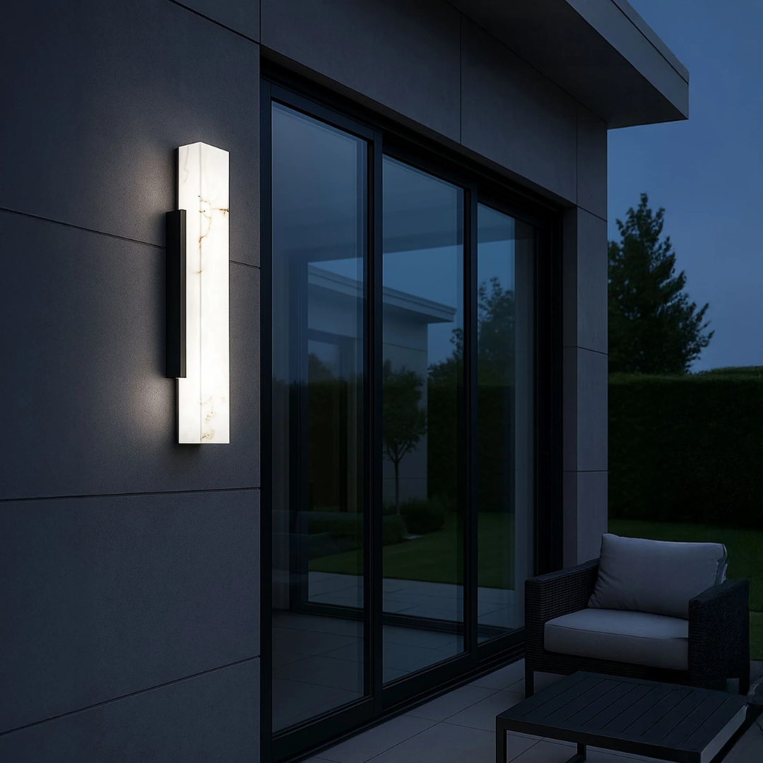 LED Wall Light – Stainless Steel, IP65, Warm & Cool White
