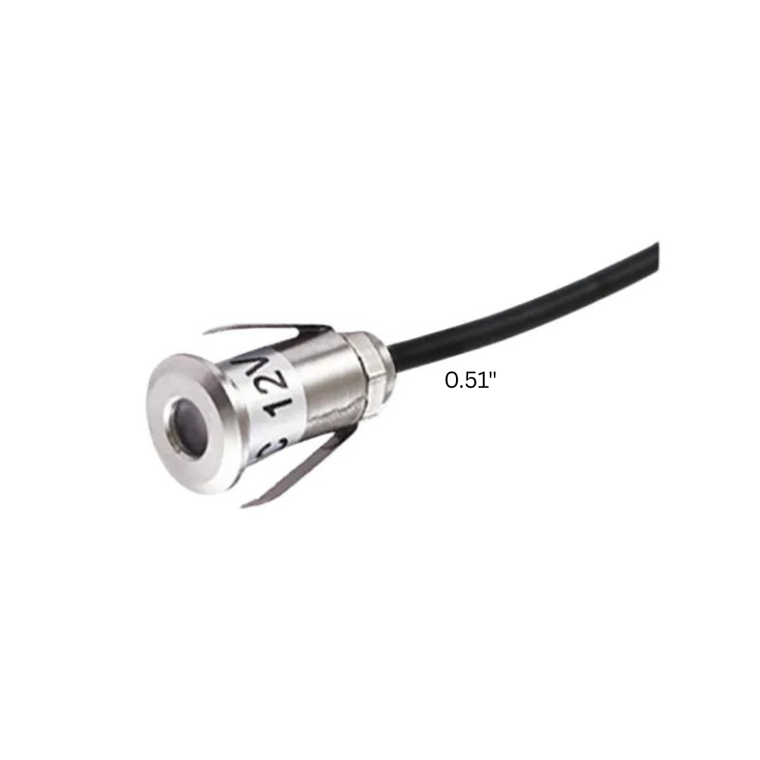 Outdoor Recessed Deck Light Stainless Steel IP68 Warm White